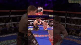 Canelos Knockout Blow Amir Khan Down in Epic SlowMotion Shorts [upl. by Elwyn]