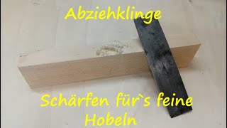 So kannst du Holz Hobeln nur mit einem Stück Blech [upl. by Augustine790]