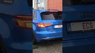 CRAZY Tuned AUDI RS3 Doing LAUNCH CONTROL 🚀  audirs3 twinturbo youtubeshorts [upl. by Ettenhoj423]