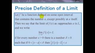 Epsilon Delta Definition of Limit [upl. by Ramej]