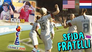 USA vs OLANDA  FINALE MONDIALI FEMMINILI  Fifa 19 [upl. by Younger]