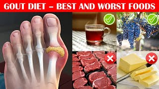 Gout Diet  Best And Worst Foods For Gout What You Should Eat When You Have Gout amp What To Avoid [upl. by Willock]