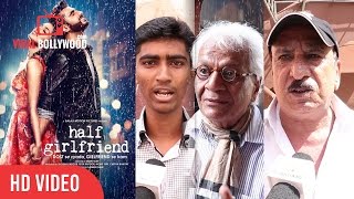 Half Girlfriend Public Movie Review  Movie Review  Shraddha Kapoor Arjun Kapoor [upl. by Llesram]