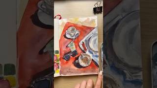 Not a hobby but a vision sketch drawing watercolor [upl. by Letnohc]