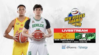 NCAA Season 99  SAN SEBASTIAN vs BENILDE Mens Basketball  LIVESTREAM [upl. by Deina]