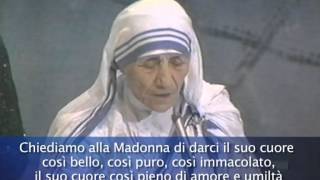 Madre Teresa a Bologna 1987 [upl. by Nibor]