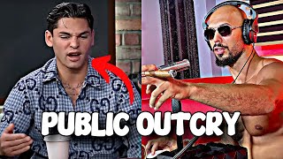 Ryan Garcias Public Outcry to Andrew Tate SHOCKING [upl. by Atoked388]