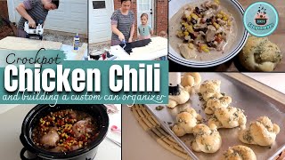 Crockpot Chicken Chili Is the SECRET to a Stress Free Souptember [upl. by Lezlie]