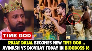 BiggBoss 18 Rajat Dalal Becomes New Time God  Avinash Vs Digivijay  Shrutika  Vivian  Karanveer [upl. by Stephi]