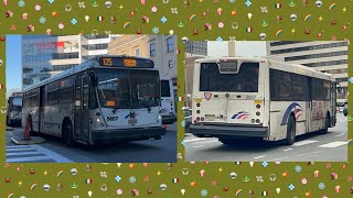 NJ Transit 125 JERSEY CITY JOURNAL SQUARE VIA UNION CITY NABI 41615 5857 [upl. by Letsirk]