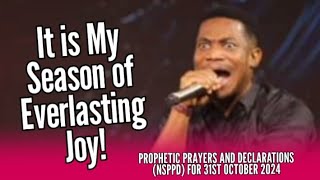 NSPPD LIVE TODAY  31 OCTOBER 2024  JERRY EZE THURSDAY MORNING PROPHETIC DECLARATIONS AND PRAYERS [upl. by Doe]