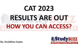 CAT 2023 Results are Out How to Download the Scorecard [upl. by Viridissa]