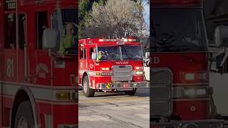 Oxnard Fire Department— Engine 81  E81  Responding to a Medical Emergency vcfd shorts [upl. by Arod]