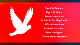 Esprit de Lumière Esprit Créateur  Chant de lEmmanuel  Sylioxx Lyrics [upl. by Bucella]