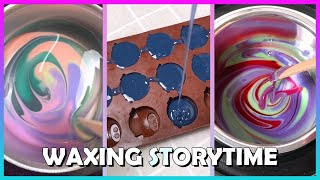 Satisfying Waxing Storytime 61 Scary stories ✨😲 Tiktok Compilation [upl. by Eniamrahs778]