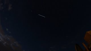 Starlink Satellites and ISS in the Night Sky over Germany [upl. by Dallon]