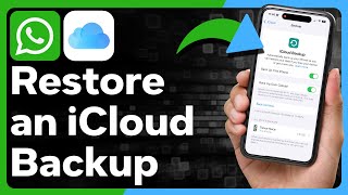 How To Restore WhatsApp Backup From iCloud [upl. by Xuerd]