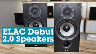 ELAC Debut 20 B62 bookshelf speakers  Crutchfield video [upl. by Yeargain]