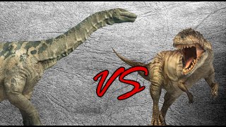 Argentinosaurus vs Giganotosaurus Duo  SPORE [upl. by Erdnad423]