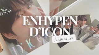 unboxing enhypen d’icon twENty years old  jungwon ver [upl. by Myrah503]