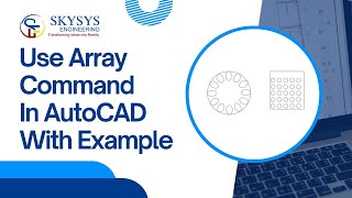 Array Command in AutoCAD  Array Command in AutoCAD With Example  Array Command [upl. by Gardiner167]