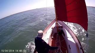 Drascombe Lugger outbound in Plymouth Sound  Part 1 [upl. by Grati246]