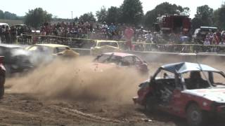 Shedden Fair Demolition Derby 2012 Heat 5 6cylinder [upl. by Hsiri]