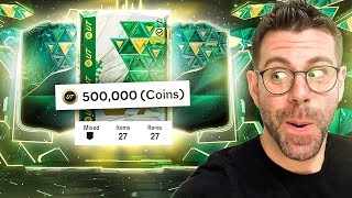 Opening the 3x GUARANTEED WINTER WILDCARDS PLAYERS PACK for 500K  FC24 6pm content [upl. by Ania]