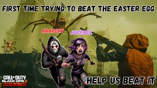 HELP US BEAT THE ZOMBIE EASTER EGG ON BO6 FIRST TIME TRYING IT W JUICEBOX [upl. by Tiraj]