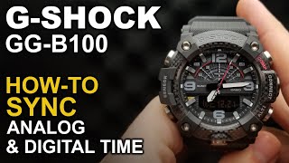 Gshock GGB100  Aligning Watch Hands  Module 5594 [upl. by Aneel]