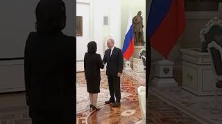 Russias Putin Meets North Koreas Top Diplomat in Moscow [upl. by Ahsilem]