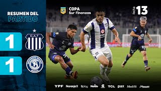 TALLERES 1  1 INDEPENDIENTE RIVADAVIA I Resumen del partido I CopaSurFinanzas 2024 [upl. by Lenoj]