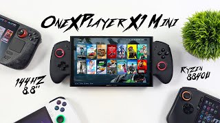 ONEXPLAYER X1 Mini First Look An All New 144Hz 88quot RYZEN 8840U Handheld [upl. by Jessalyn212]