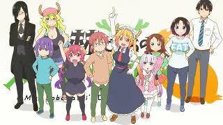 『4KUHD』Miss Kobayashis Dragon Maid Season 2  OP  Opening  Creditless [upl. by Ailegnave514]