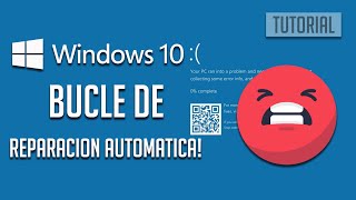 Solucion Bucle de Reparación Automática de Windows 10 ✔️ [upl. by Llerdnod606]