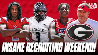 Will UGA Footballs Scavenger Hunt PRODUCE Commits  5Star Recruits Visiting Georgia Bulldogs [upl. by Ahsinrat]