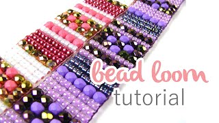 Beading on a Loom  Beginners Bead Weaving [upl. by Shreeves]