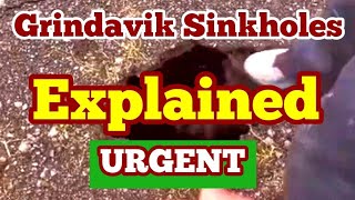 Grindavik Sinkholes Explained Iceland Fagradalsfjall LitliHrútur Volcano Eruption Magma Lava [upl. by Ulani723]