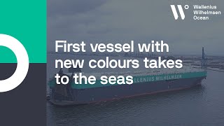 First vessel with new colours takes to the seas [upl. by Mcwherter]