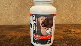 Nutramax Cosequin Maximum Strength Joint Supplement for Dogs [upl. by Ashatan]