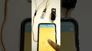 How to control the Servo motor wirelessly Part2 hc05 arduinoproject [upl. by Ayisan]