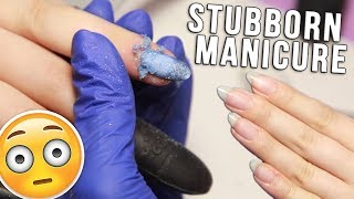 How to Remove Stubborn Gel Polish from Natural Nails [upl. by Siuqaj68]