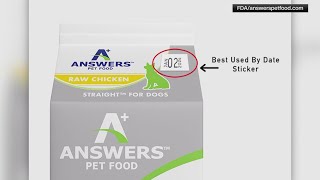 Dog food recalled for listeria concerns [upl. by Anawal]