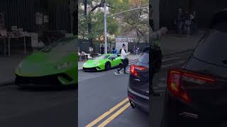 Angry Karen Throws￼ coffee on Lamborghini hiphop angrykaren short viralreels coffee [upl. by Irollam407]