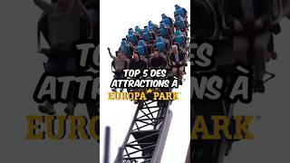 TOP 5 ATTRACTIONS EUROPAPARK 🎢😍 coasters [upl. by Gonta834]