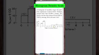 Histogram Density Scale  Employee Monthly Wages [upl. by Wileen]