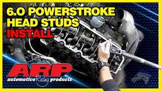 TIPS amp TRICKS  Installing Head Studs on a 60L Ford Powerstroke or Any Truck [upl. by Ofelia640]