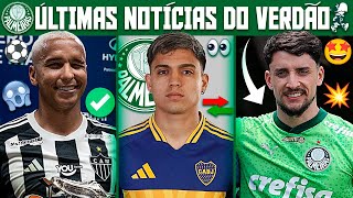 B0MBOU HOJE PALMEIRAS CONTATA ATACANTE DO BOCA JUNIORS EXCELENTE SOBRE VOLTA DE PIQUEREZ DEYVINN [upl. by Maribel369]