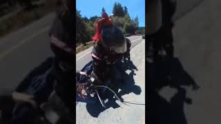 Stranger helps biker pick up motorcycle [upl. by Ching]