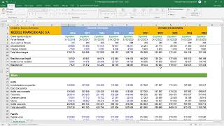 Construire un modèle des flux de trésorerie actualisés dans Excel DCF model  IFE [upl. by Sukramed]